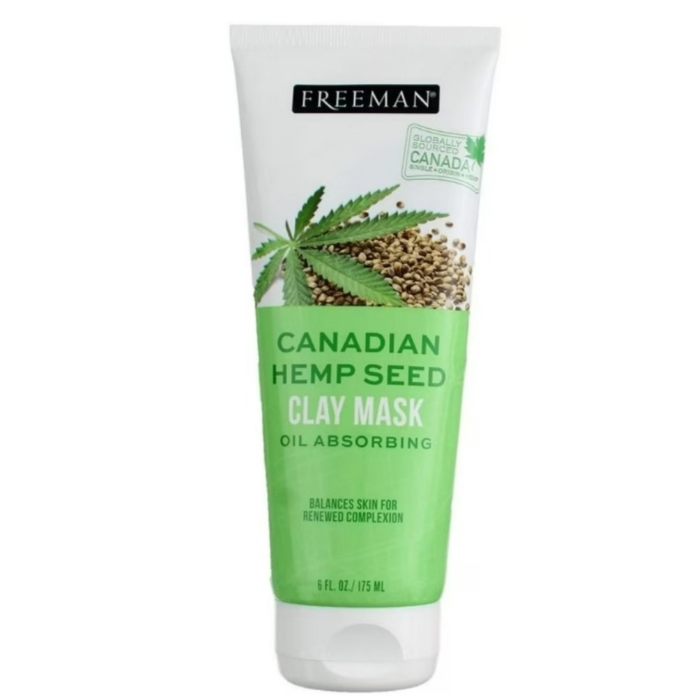 Freeman Canadian Hemp Seed Oil Absorbing‎ Clay Mask 6 fl oz